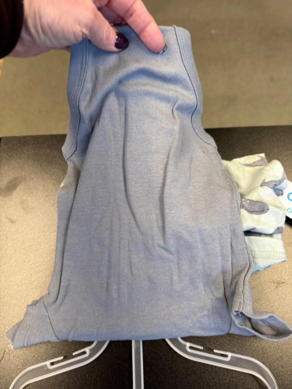 Carter's Light Blue Shark Print Toddler Matching Set - Picture 6 of 8